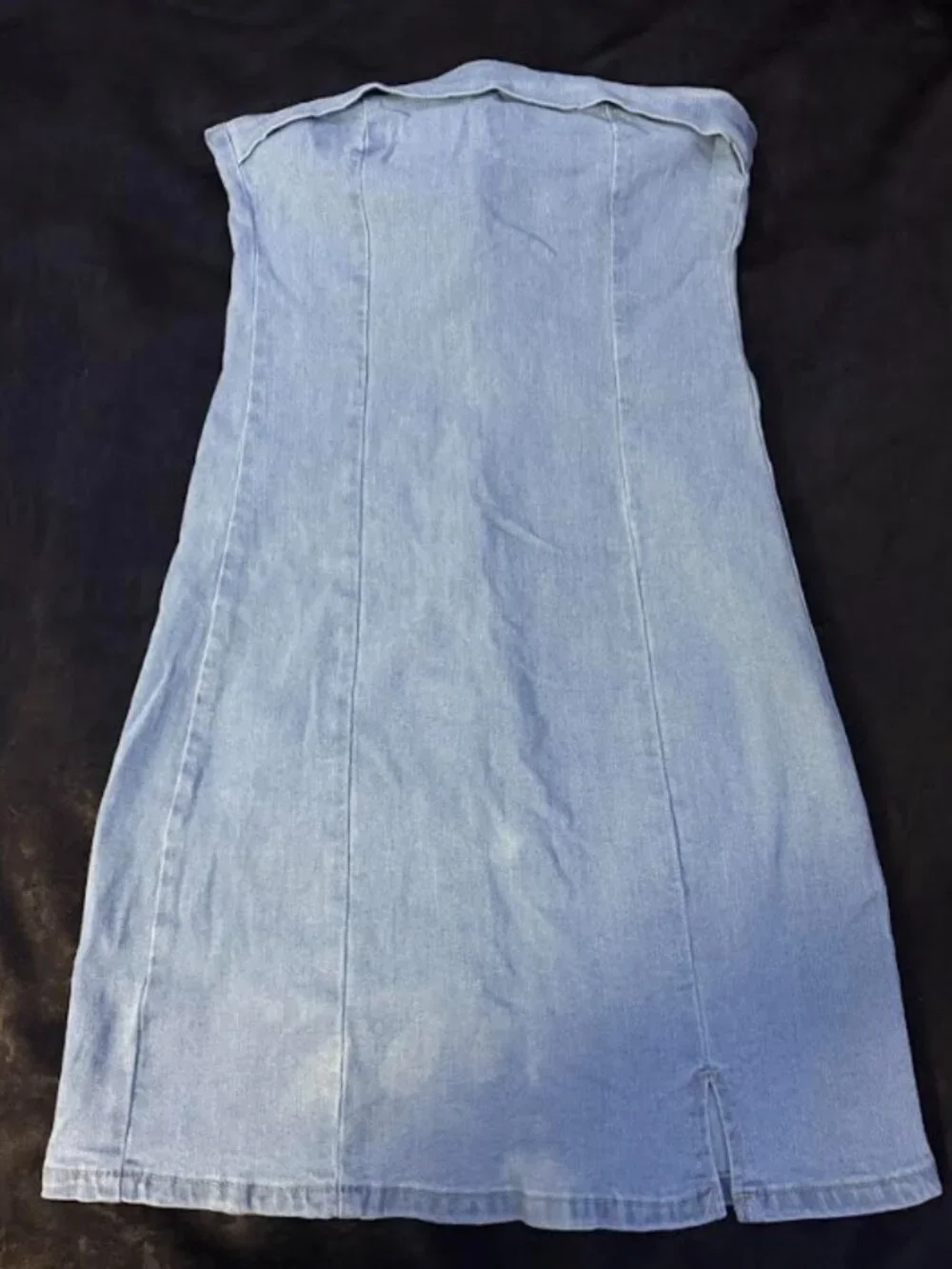 SHEIN Light Blue Denim Mini Dress - Picture 4 of 6